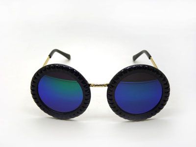 2015韩版V牌太阳镜 明星款大圆框潮偏光墨镜男复古个性圆脸眼镜-3039-46号