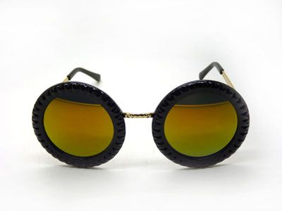 2015韩版V牌太阳镜 明星款大圆框潮偏光墨镜男复古个性圆脸眼镜-3039-46号