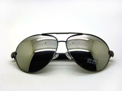 复古圆形潮太阳镜彩膜男女士反光圆脸复古墨镜大框蛤蟆镜驾驶眼镜-3202-105号