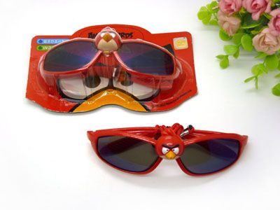 韩国进口正品 愤怒的小鸟 儿童太阳镜 遮阳眼镜 防紫外线-BLH2-8888C1-7-5
