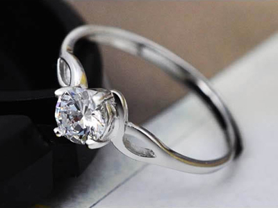 新款 钻石戒指女钻戒仿真戒子结婚指环女款八心八箭锆石-12号