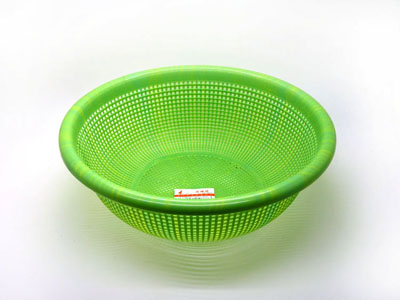 圆形蔬菜沥水篮 塑料洗菜篮 洗米篮 果蔬中转篮 洗菜筐果蔬筛  -30米篮
