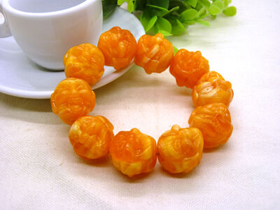 正品印度纯天然老料顺纹小叶紫檀精细雕刻貔貅佛珠手串