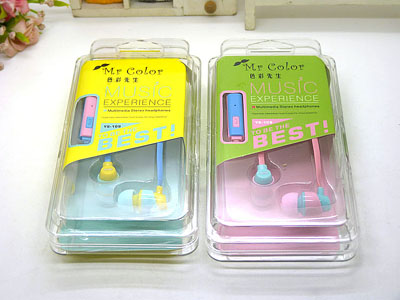 1号韩版糖果色重低音带麦入耳式耳机耳麦 可爱通用型情侣MP3电脑手机C1-6-2