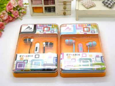1号韩版糖果色重低音带麦入耳式耳机耳麦 可爱通用型情侣MP3电脑手机C1-6-2
