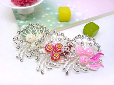 可爱韩版水钻丝巾扣水晶蝴蝶结胸针女别针胸花别针披肩扣 -33号B2-1-5-6
