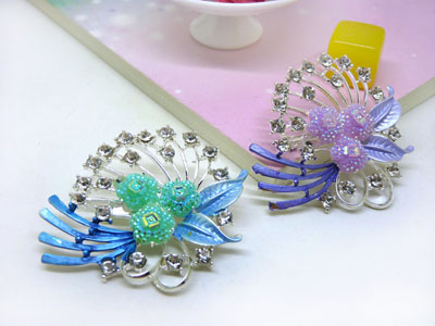 可爱韩版水钻丝巾扣水晶蝴蝶结胸针女别针胸花别针披肩扣 -33号B2-1-5-6