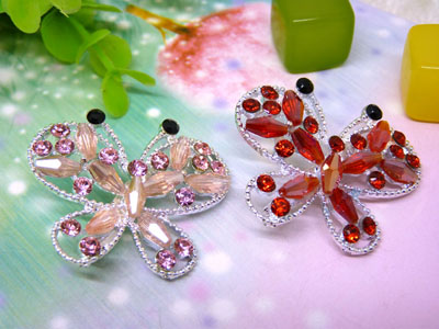 韩国高档流苏蝴蝶别针胸针胸花女领针披肩扣丝巾扣服装配饰 -30号B2-1-5-6