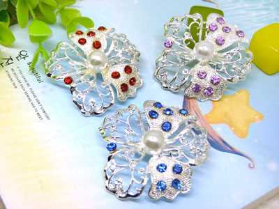 母亲新年礼物天然珍珠水晶胸针复古时尚胸花女 -29号B2-1-5-6