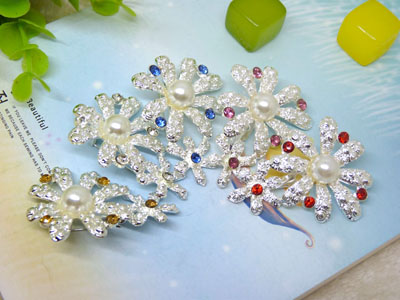 母亲新年礼物天然珍珠水晶胸针复古时尚胸花女 -29号B2-1-5-6