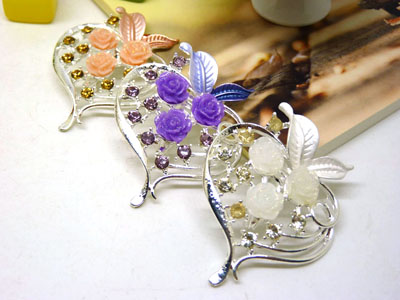 欧美原创饰品女 栀子花胸针气质胸花超仙小西装配饰 飘逸经典别针 -28号B2-1-5-6