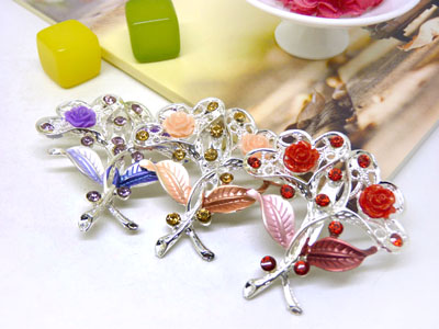 欧美原创饰品女 栀子花胸针气质胸花超仙小西装配饰 飘逸经典别针 -28号B2-1-5-6