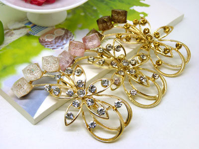 韩版花朵珍珠胸针胸花女高档领针别针玫瑰金饰品配饰丝巾扣 -27号 B2-1-5-6