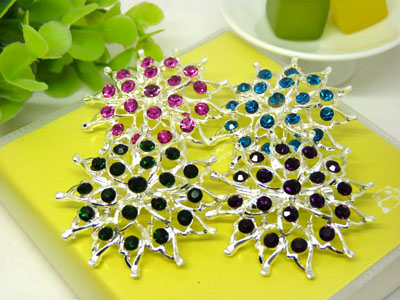 水晶胸针 胸花 韩国水钻雪花胸针百搭 韩版饰品男女服饰圣诞胸针 -25号B2-1-5-6