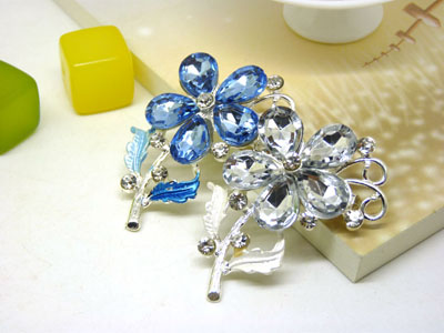 新款正品高档西装配饰女性胸花水钻花朵胸针韩版别针 -24号B2-1-5-6