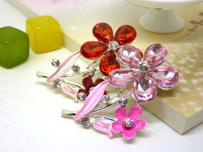 新款正品高档西装配饰女性胸花水钻花朵胸针韩版别针 -24号B2-1-5-6