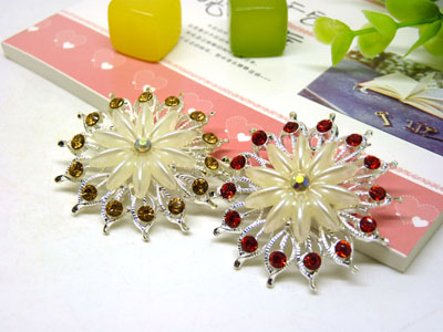 韩国时尚大花朵胸针女高档珍珠胸花小西服毛衣水钻别针饰品 19号 B2-1-5-6