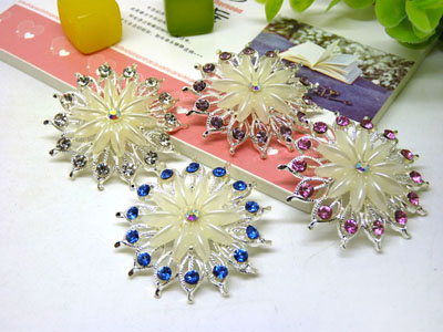 韩国时尚大花朵胸针女高档珍珠胸花小西服毛衣水钻别针饰品 19号 B2-1-5-6