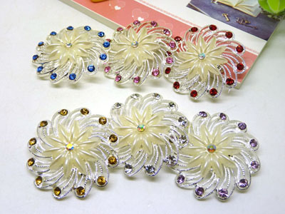 韩国时尚大花朵胸针女高档珍珠胸花小西服毛衣水钻别针饰品 19号 B2-1-5-6