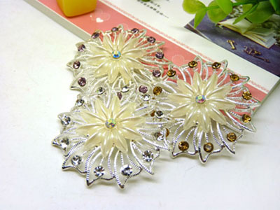 韩国时尚大花朵胸针女高档珍珠胸花小西服毛衣水钻别针饰品 19号 B2-1-5-6