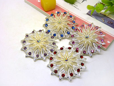 韩国时尚大花朵胸针女高档珍珠胸花小西服毛衣水钻别针饰品 19号 B2-1-5-6