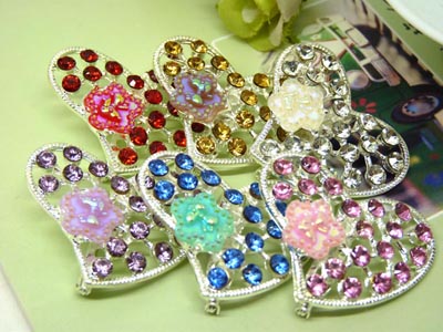 水晶胸花女韩国气质百搭可爱别针复古时尚配饰品胸针水钻 -13号B2-1-5-6