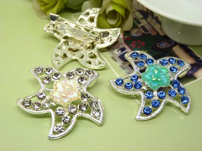 水晶胸花女韩国气质百搭可爱别针复古时尚配饰品胸针水钻 -13号B2-1-5-6