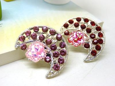 水晶胸花女韩国气质百搭可爱别针复古时尚配饰品胸针水钻 -13号B2-1-5-6