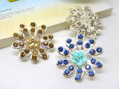 水晶胸花女韩国气质百搭可爱别针复古时尚配饰品胸针水钻 -13号B2-1-5-6