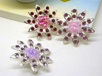 水晶胸花女韩国气质百搭可爱别针复古时尚配饰品胸针水钻 -13号B2-1-5-6