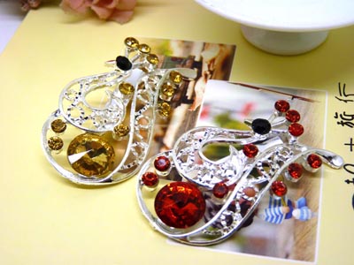 韩国饰品韩版胸花水晶胸针别针时尚女水钻花朵扣  -11号B2-1-5-6