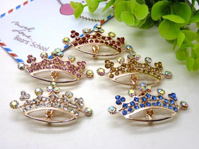 可爱丝巾扣大别针韩国百搭时尚水晶胸花毛衣开衫扣披肩扣 -8号B2-1-2