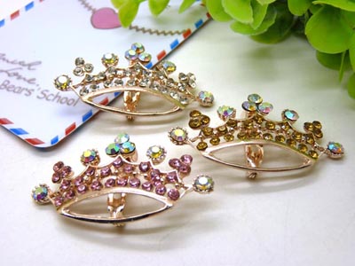 可爱丝巾扣大别针韩国百搭时尚水晶胸花毛衣开衫扣披肩扣 -8号B2-1-2