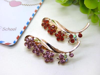 可爱丝巾扣大别针韩国百搭时尚水晶胸花毛衣开衫扣披肩扣 -8号B2-1-2