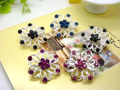 韩国水钻雪花胸针百搭 韩版饰品男女服饰圣诞胸针 -7号B2-1-5-6