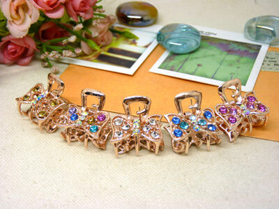 小号韩国镶水钻头饰小发夹发饰刘海发夹发卡顶夹边夹盘头抓夹发抓 -4号C4-3-3