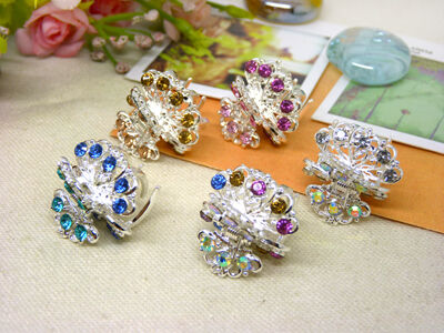 小号韩国镶水钻头饰小发夹发饰刘海发夹发卡顶夹边夹盘头抓夹发抓 -6号C4-3-3