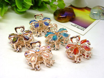 小号韩国镶水钻头饰小发夹发饰刘海发夹发卡顶夹边夹盘头抓夹发抓 -10号C4-3-3