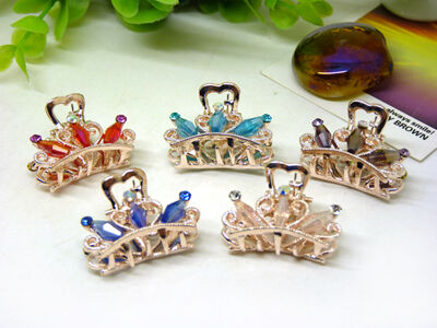 小号韩国镶水钻头饰小发夹发饰刘海发夹发卡顶夹边夹盘头抓夹发抓 -10号C4-3-3