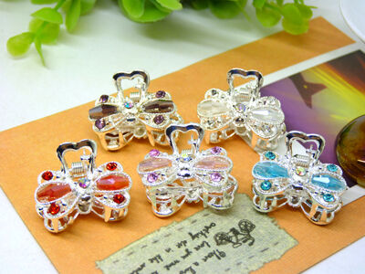 小号韩国镶水钻头饰小发夹发饰刘海发夹发卡顶夹边夹盘头抓夹发抓 -10号C4-3-3