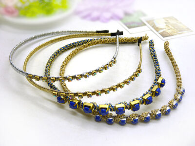 头饰水钻发卡女韩国头箍压发甜美日韩发箍发饰卡子饰品发箍B7-5-5