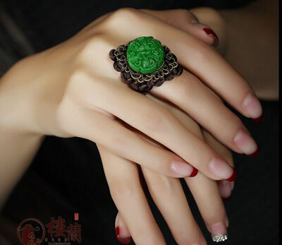 独家原创设计百搭款手工戒指 唯美时尚中国风戒指