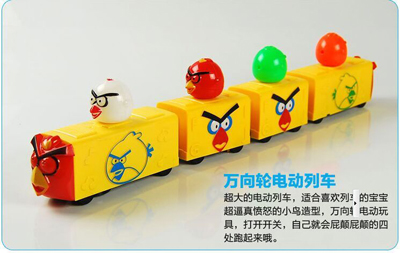 全网最低价超炫万向玩具车 七彩闪光带声万向愤怒小鸟电动车188-10/六B27-2-1zcl