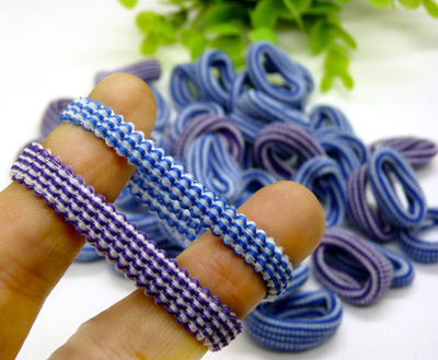 买贵10倍退款60根装弹力好用耐用无缝橡皮筋发圈不伤发头绳B8-5-4