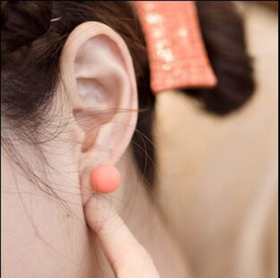 3号日韩多彩百搭可爱七彩糖果色耳环 QQ球球耳钉 耳饰B4-1-5