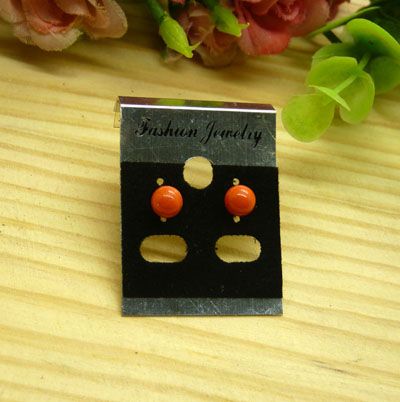 爆款新款6mm耳钉欧美流行百搭防过敏糖果色耳环C6-2-3