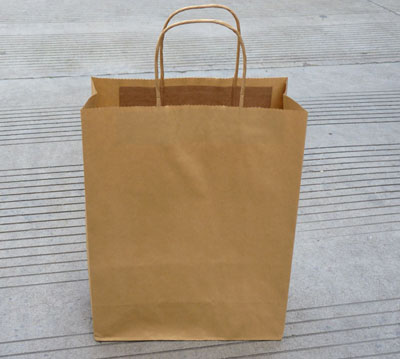 高43cm宽25cm牛皮纸袋 手提袋定制 广告服装袋 包装袋 通用礼品纸袋E1-3-4后
