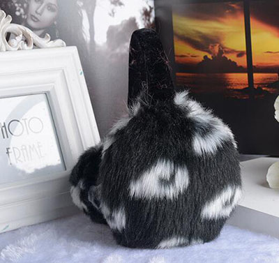 冬季保暖仿兔毛防冻耳罩 耳朵保护罩 时尚豹纹护耳罩八B20-4-2