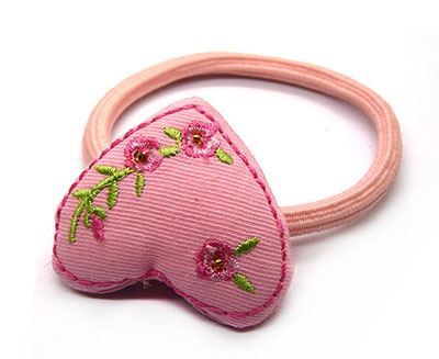 小号儿童发饰 女孩发绳发圈 桃心卡通发绳 扎头发皮筋B1-7-4