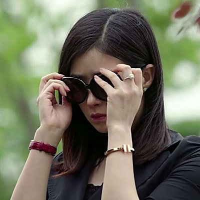 镀18K玫瑰金钛钢手镯女开口手环韩版时尚欧美个性光面手镯  B9-1-3